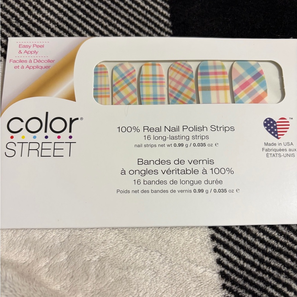 Color Street Plaid Nail Polish Strips PLAIDS ALL FOLKS